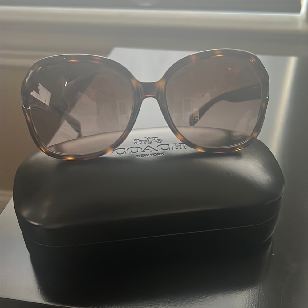 Coach Women's Tortoise Sunglasses